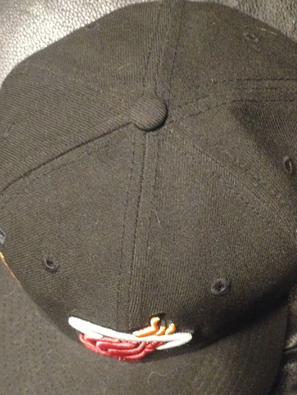 New Era Miami Heat Black  Embroidered Hat